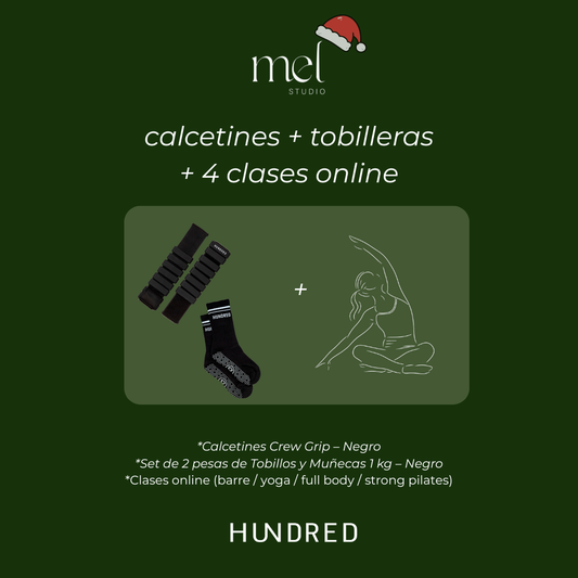 PACK NAVIDAD CALCETINES + TOBILLERAS + 4 CLASES ONLINE / ENVÍO GRATIS